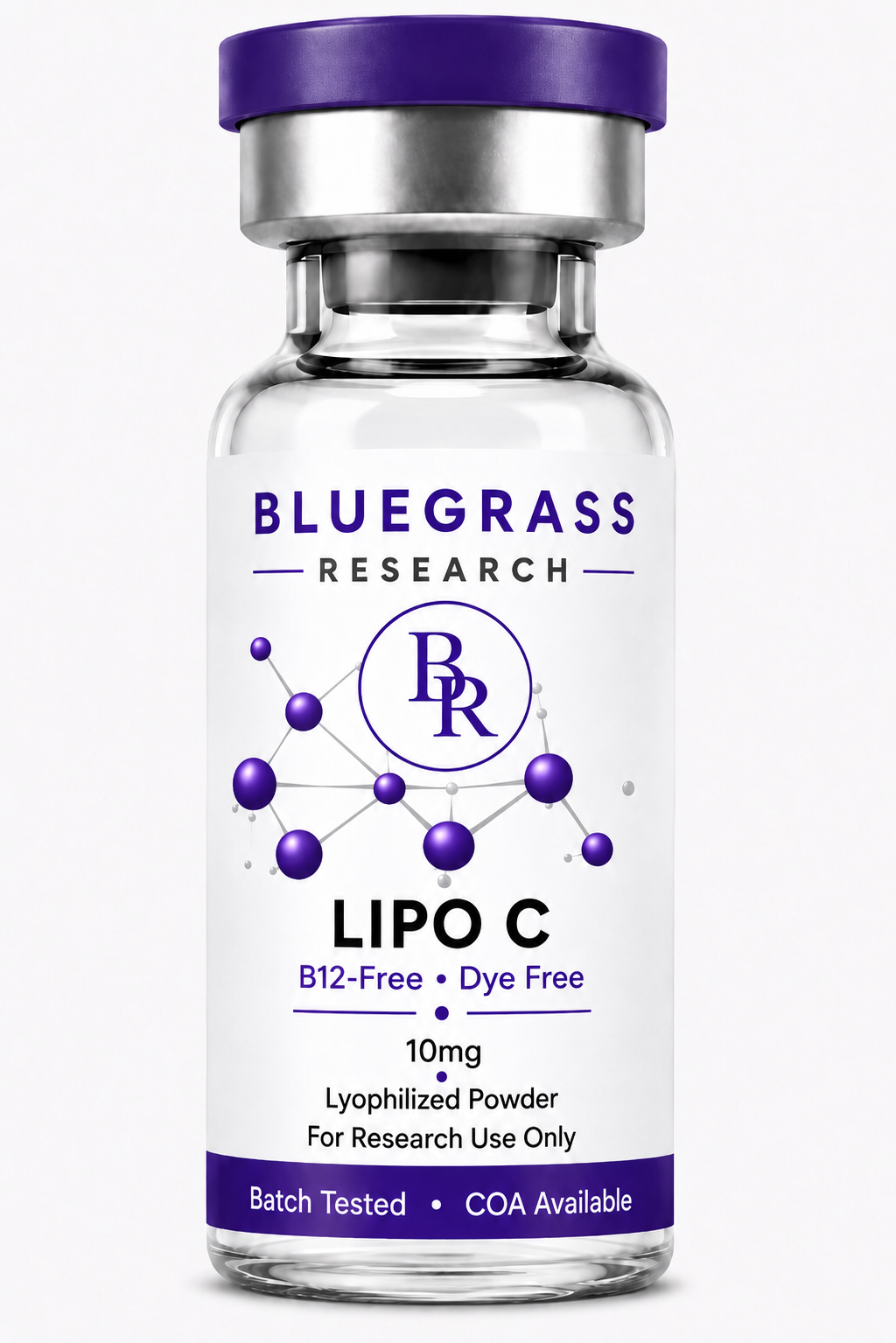 Lipo-C (Dye Free) 10mg product vial or package