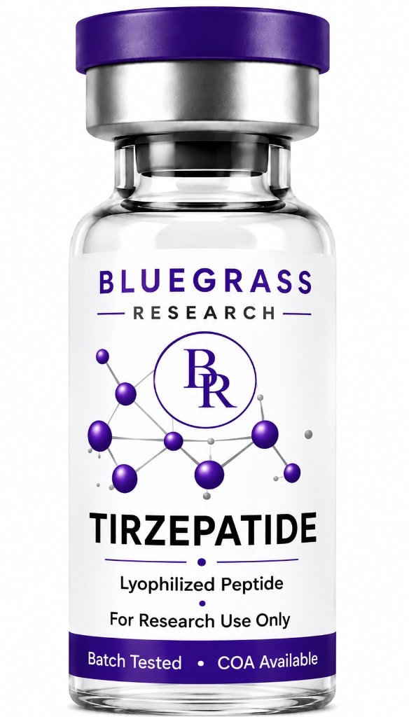 Tirzepatide 10mg product vial or package